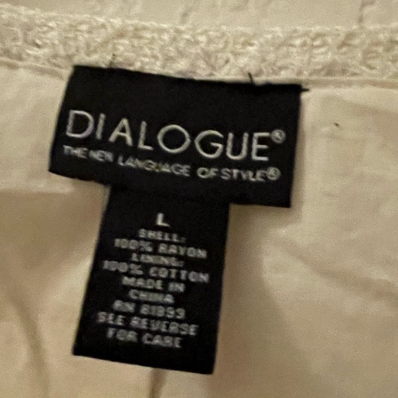 Dialogue lace‎ like macrame style lined jacket SzL - Picture 3 of 10